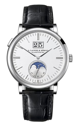 A. Lange & Söhne Saxonia Moonphase White Gold / Silver