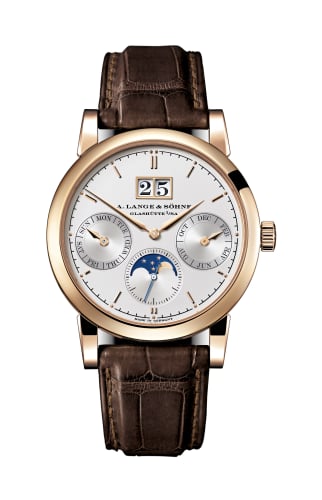 A. Lange & Söhne Saxonia Annual Calendar Pink Gold / Silver