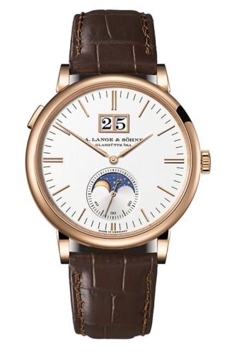 A. Lange & Söhne Saxonia Moonphase Pink Gold / Silver