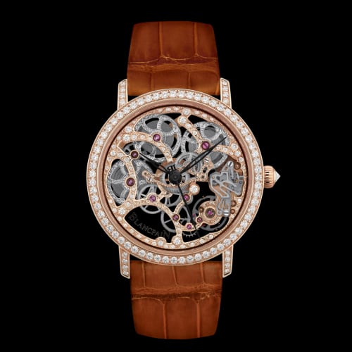 Blancpain Villeret Squelette 8 Jours Red Gold / Diamond