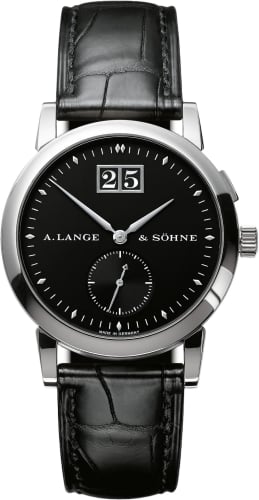 A. Lange & Söhne Saxonia Big Date Platinum / Black