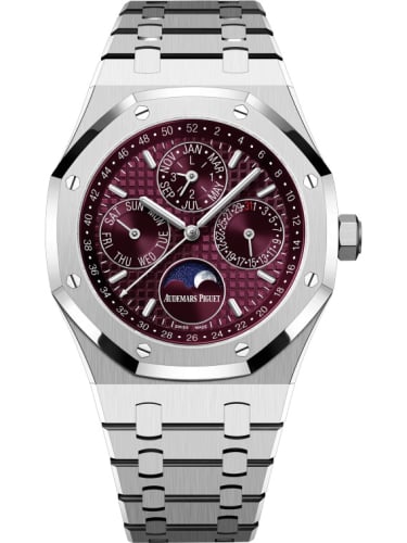 Audemars Piguet Royal Oak Perpetual Calendar 41 White Gold / Purple