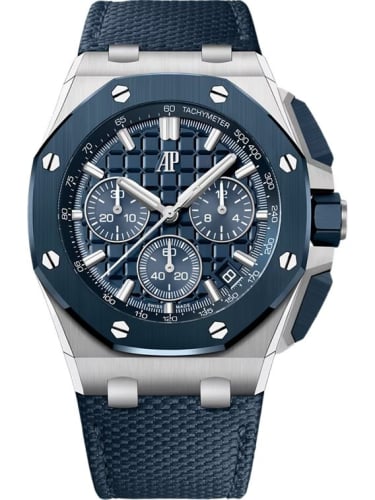 Audemars Piguet Royal Oak Offshore 43 Stainless Steel - Blue Nuit, Nuage 50 Ceramic / Blue