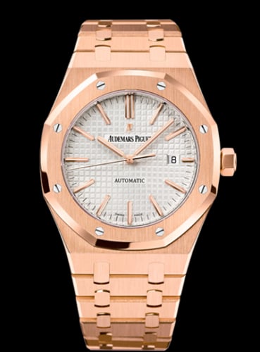 Audemars Piguet Royal Oak 15400 Pink Gold / Silver