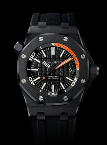 Audemars Piguet Royal Oak Offshore Diver 15707 Black Ceramic / Orange