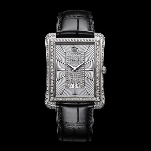 Piaget Emperador Date White Gold Diamond
