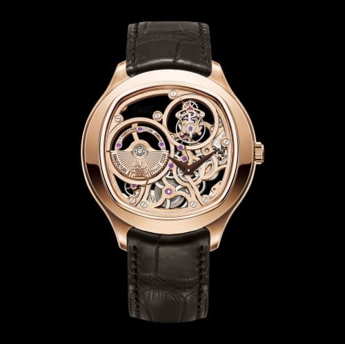 Piaget Emperador Coussin Tourbillon Skeleton Pink Gold