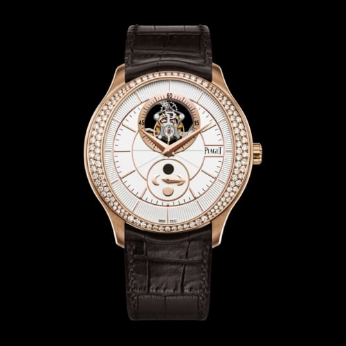 Piaget Gouverneur Tourbillon Moonphase Pink Gold Diamond