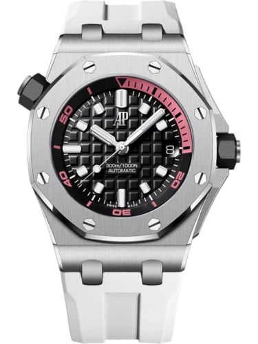Audemars Piguet Royal Oak Offshore Diver Stainless Steel / Black - Pink
