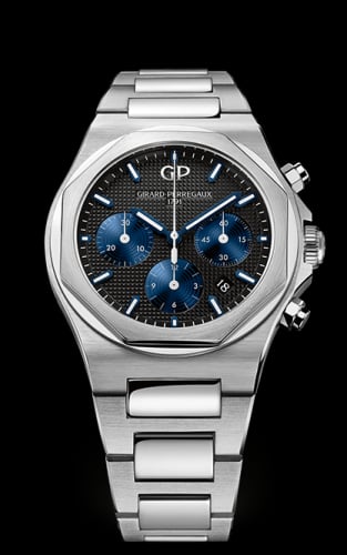 Girard-Perregaux Laureato 42 Chronograph Stainless Steel / Black / Bracelet