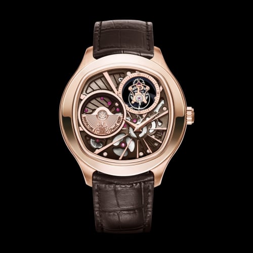 Piaget Emperador Coussin Tourbillon Pink Gold Chocolate