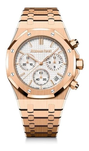 Audemars Piguet Royal Oak Chronograph 41 Pink Gold / Silver / 50th Anniversary