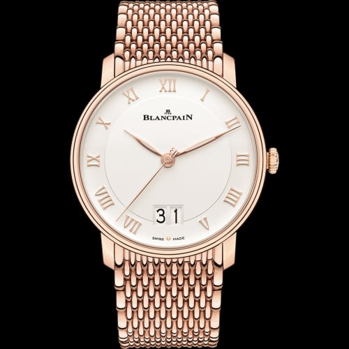 Blancpain Villeret Grande Date Red Gold / Opalin / Bracelet