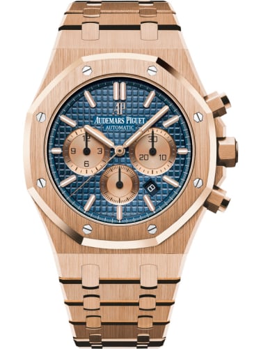 Audemars Piguet Royal Oak Chronograph 41 Pink Gold / Blue