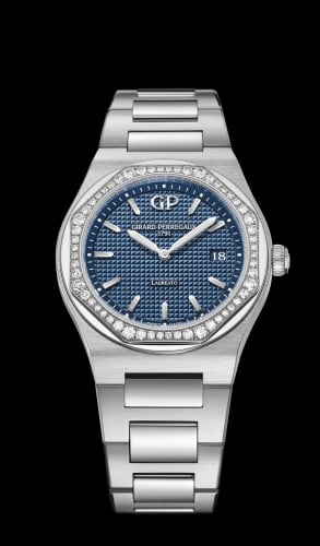 Girard-Perregaux Laureato 34 Quartz Stainless Steel / Diamond / Blue