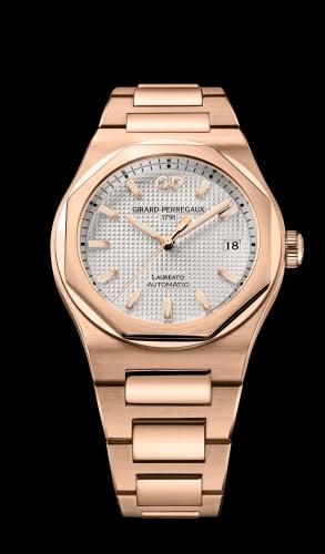 Girard-Perregaux Laureato 38 Automatic Pink Gold / Silver