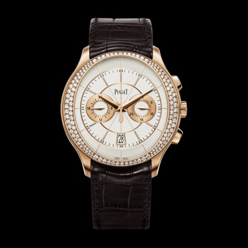 Piaget Gouverneur Chronograph Pink Gold Diamond