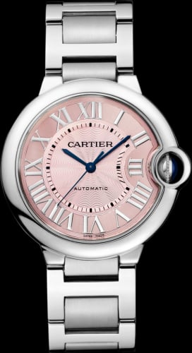 Cartier Ballon Blue de Cartier 36 Automatic Stainless Steel / Pink / Bracelet