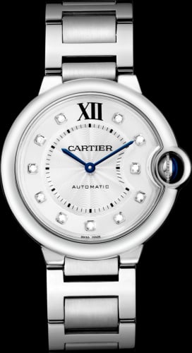 Cartier Ballon Blue de Cartier 36 Automatic Stainless Steel / Diamond / Bracelet