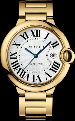 Cartier Ballon Blue de Cartier 42 Automatic Yellow Gold / Silver / Bracelet