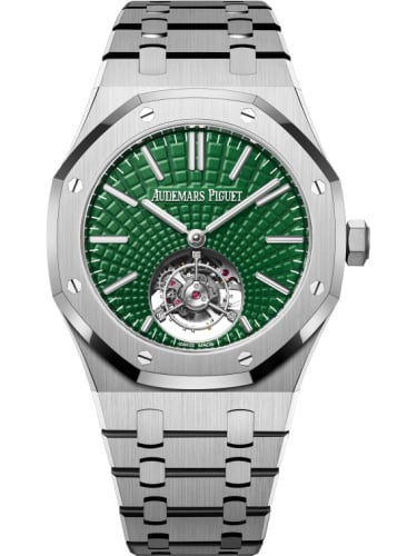 Audemars Piguet Royal Oak Self-Winding Flying Tourbillon Titanium / Green