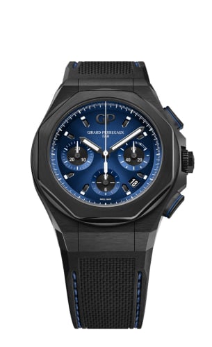 Girard-Perregaux Laureato Absolute Chronograph Titanium PVD / Blue