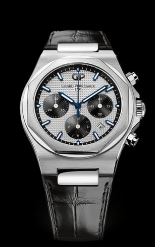 Girard-Perregaux Laureato 42 Chronograph Stainless Steel / Silver Panda / Alligator