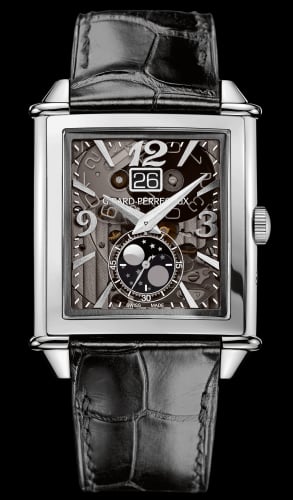 Girard-Perregaux Vintage 1945 XXL Large Date and Moonphases Stainless Steel / Grey Sapphire