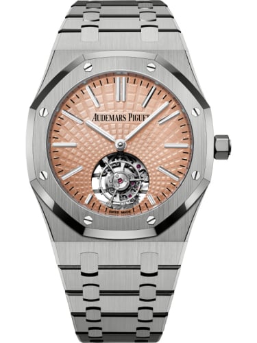 Audemars Piguet Royal Oak Self-Winding Flying Tourbillon Titanium / Salmon