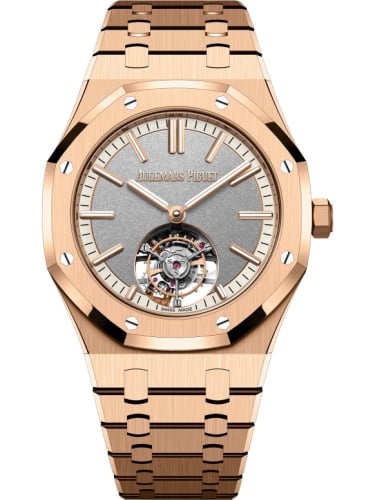 Audemars Piguet Royal Oak Self-Winding Flying Tourbillon Pink Gold / Grey