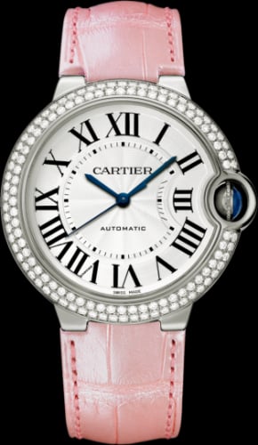 Cartier Ballon Blue de Cartier 36 Automatic White Gold / Diamonds / Pink