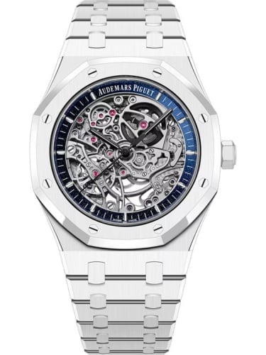 Audemars Piguet Royal Oak 41 Double Balance Wheel Openworked White Ceramic