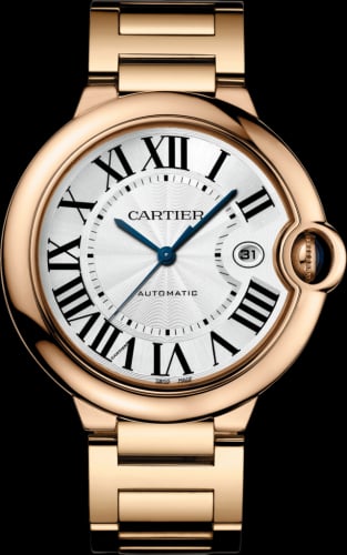 Cartier Ballon Blue de Cartier 42 Automatic Pink Gold / Silver / Bracelet