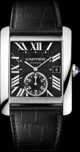 Cartier Tank MC 34.3 Stainless Steel / Black