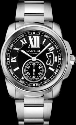Cartier Calibre de Cartier 42 Stainless Steel / Black / Bracelet