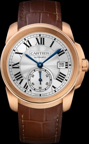 Cartier Calibre de Cartier 38 Pink Gold / Silver