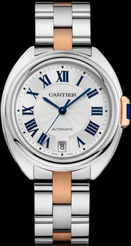 Cartier Clé de Cartier 35 Stainless Steel /Pink Gold / Silver / Bracelet