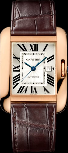 Cartier Tank Anglaise 29.8 Pink Gold / Silver