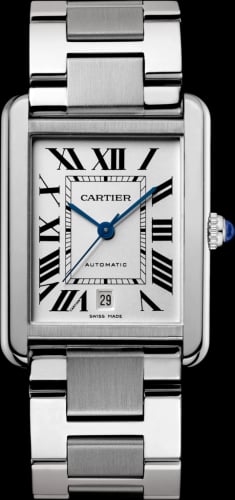 Cartier Tank Solo Automatic Stainless Steel / Silver / Bracelet