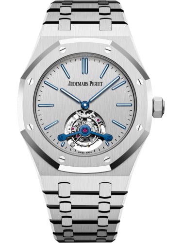 Audemars Piguet Royal Oak Ultra Thin Tourbillon Stainless Steel / Silver