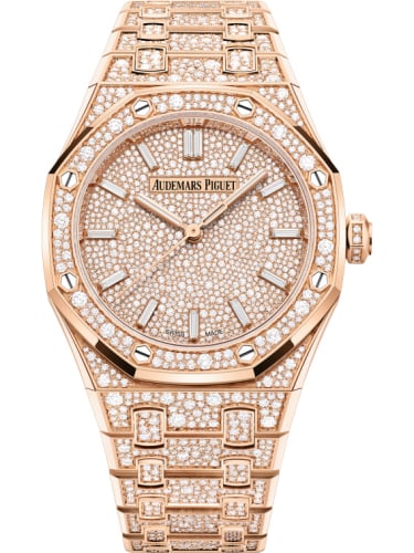 Audemars Piguet Royal Oak Selfwinding 34 Pink Gold - Snow-Set