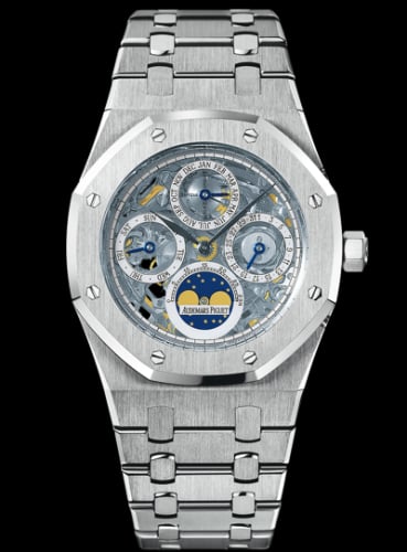 Audemars Piguet Royal Oak Perpetual Calendar Openworked Stainless Steel