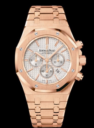 Audemars Piguet Royal Oak Chronograph 41 Pink Gold / Silver