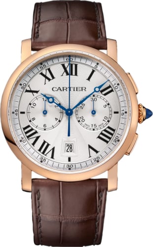 Cartier Rotonde de Cartier Chronograph Pink Gold / Silver