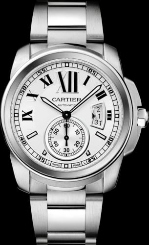 Cartier Calibre de Cartier 42 Stainless Steel / Silver / Bracelet