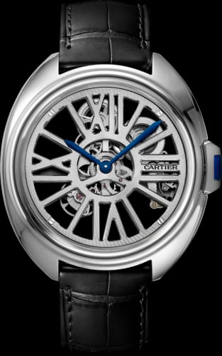 Cartier Clé de Cartier 41 Skeleton Automatic Palladium