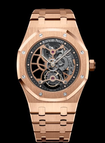 Audemars Piguet Royal Oak Ultra Thin Tourbillon Openworked Pink Gold