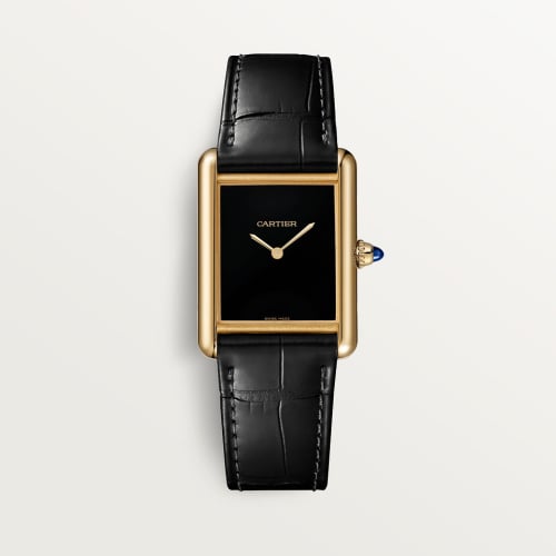Cartier Tank Louis Cartier Large Manual Yellow Gold / Black
