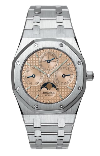 Audemars Piguet Royal Oak 25820 Perpetual Calendar Platinum / Salmon