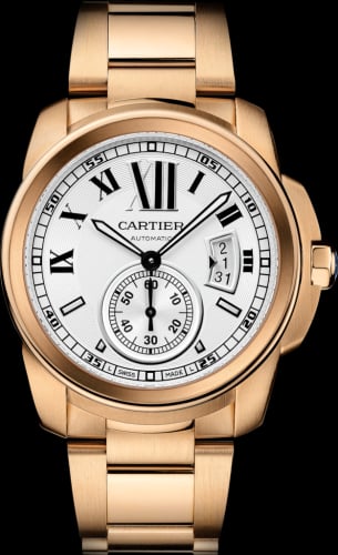 Cartier Calibre de Cartier 42 Pink Gold / Silver / Bracelet